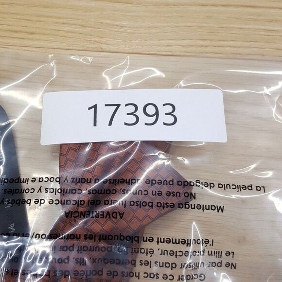 ALFANI Mens Bow Tie Brown Rust Zig Zag Pre-Tied Adjustable - Picture 3 of 3